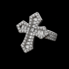 Avenor Cross Baguette Ring