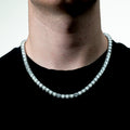 Avenor Silver Tennis Necklace 6.5mm