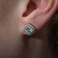 Avenor Square Cluster Earring 6.5mm