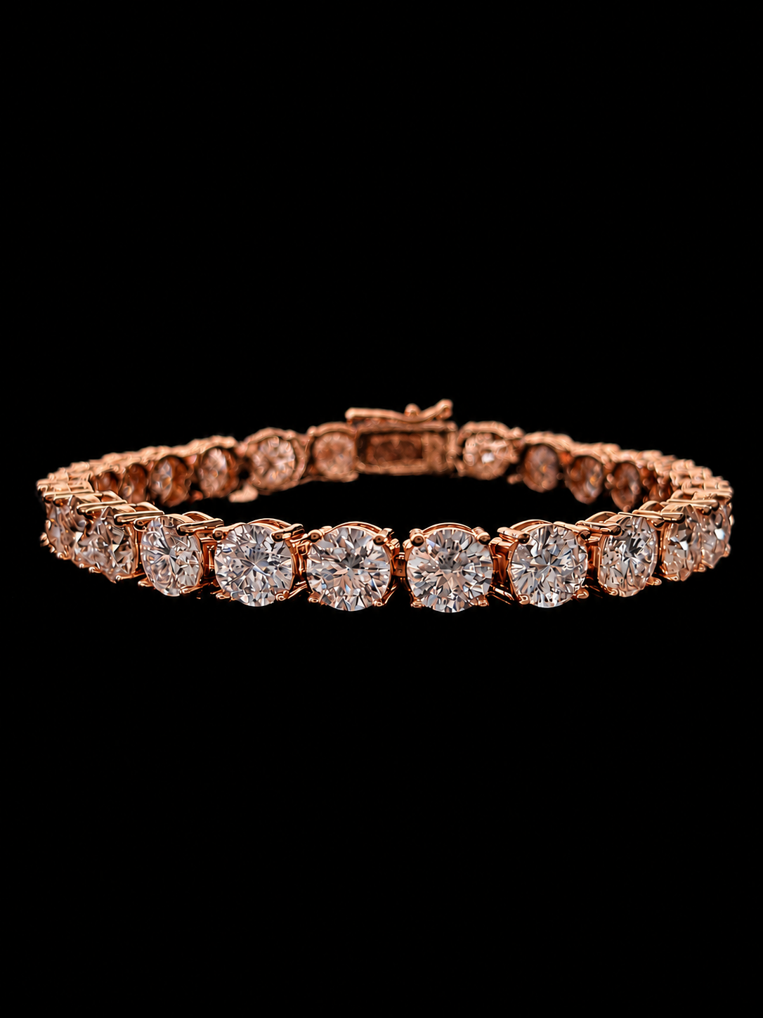 Avenor Rose Gold Tennis Bracelet 6.5mm