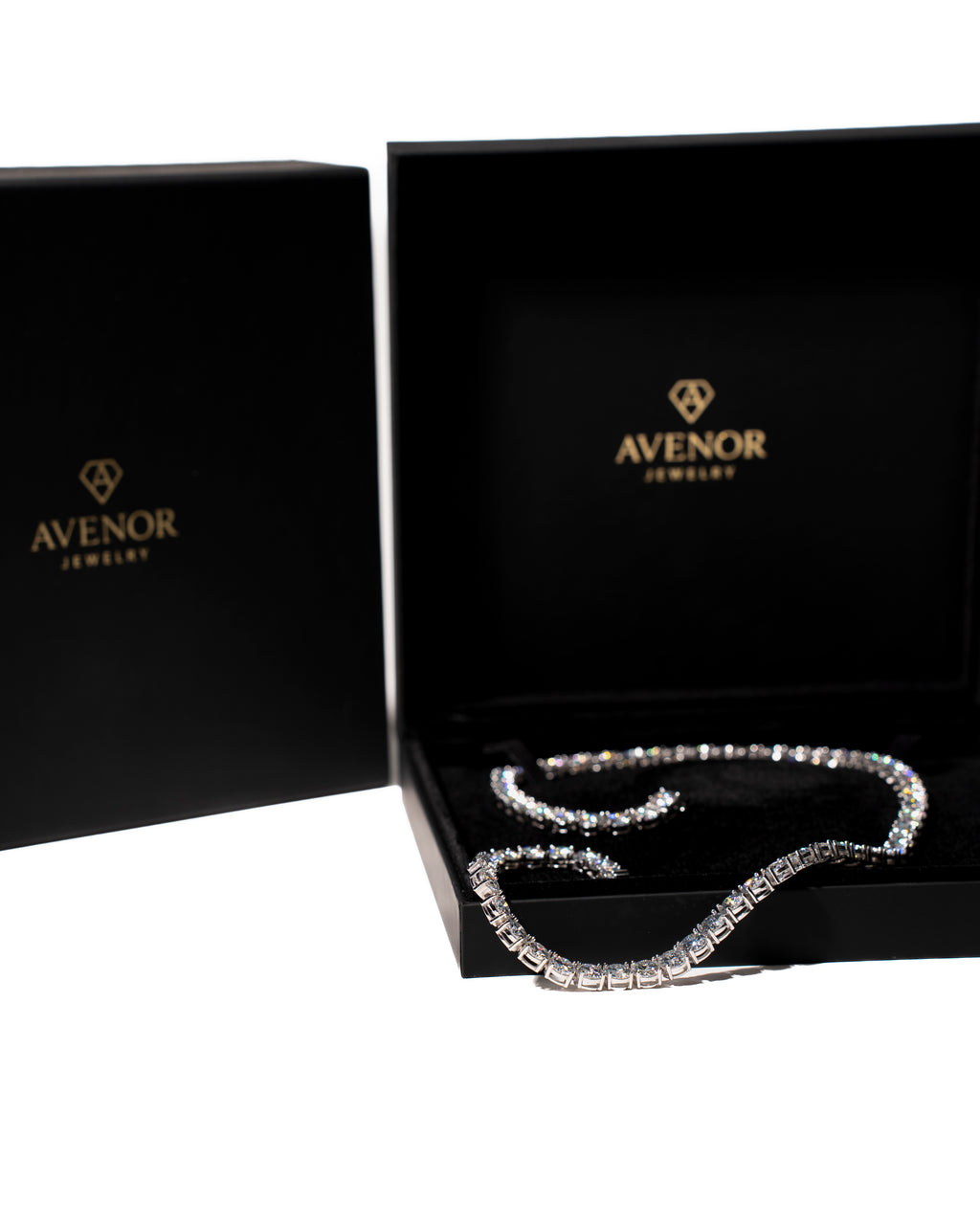Avenor Silver Tennis Necklace 6.5mm