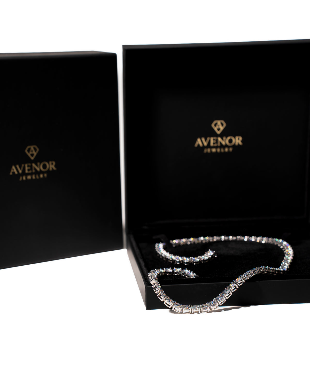 Avenor Silver Tennis Necklace 6.5mm