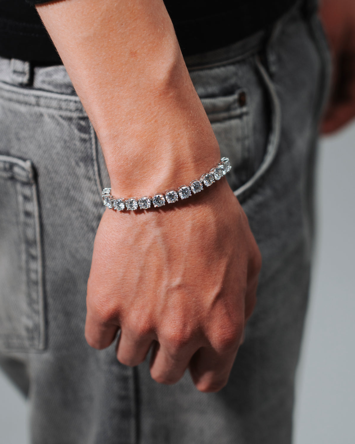 Avenor Silver Tennis Bracelet 6.5mm
